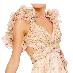 Mac Duggal Chiffon floral dress